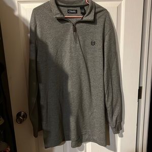 Grey Chaps Quarter Zip Pullover